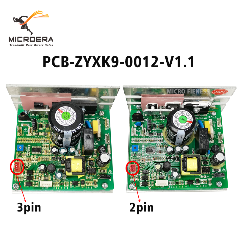 BH fitness T100BT6441 Treadmill Motor Speed Controller Control Board PCB-ZYXK9-0012-V1.1