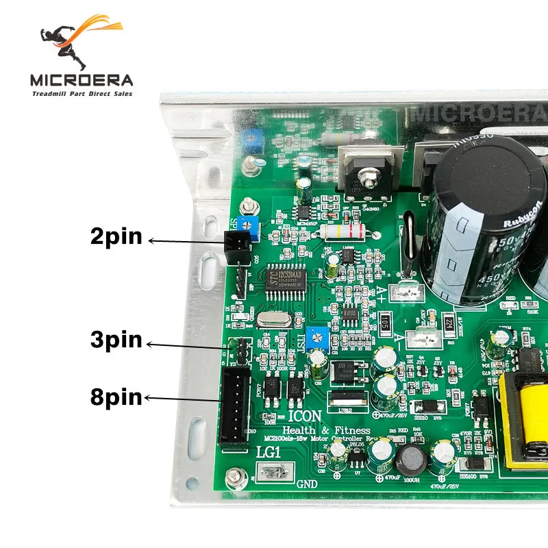 for iFIT ICON PROFORM Nordic track Treadmill Motor Controller MC2100ELS 18W 2Y MC2100ELS-18W Lower Circuit board Control Board