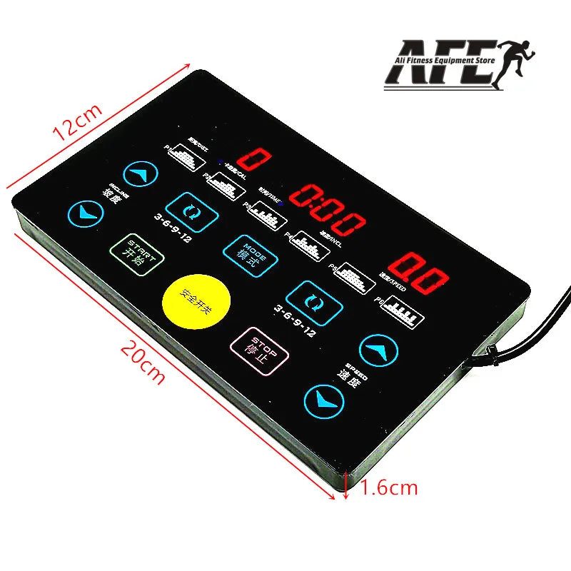 New for General use treadmill motor controller LCD display panel controller treadmill instrument panel 1-2.0HP DC Motor repair