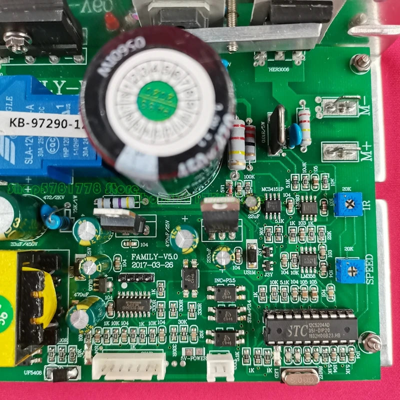 Replacement motor controller FAMILY-V5.0 FAMIL Y-V60 for KB-97290-12 Treadmill motor speed Control Board Treadmill motor driver