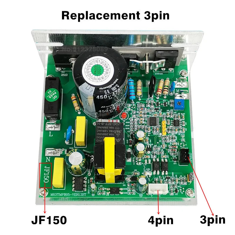 JF150 120528 Treadmill Controller Power Supply Board Compatible with MKS TMPB05-P Treadill Lower Control Board Circuit Board PCB