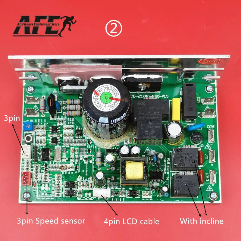 new PCB ZYXK6 1012 V1.3 Treadmill Controller ZYXK6 for SHUA BC-1002 Treadmill power supply board Circuit board Mainboard ZY-XK-Z