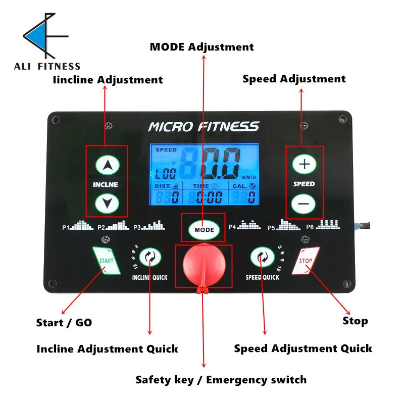 NordicTrack Nordic Track PROFORM Universal Treadmill Motor Control Panel Instrument Display Panel Controller Circuit Board PCB