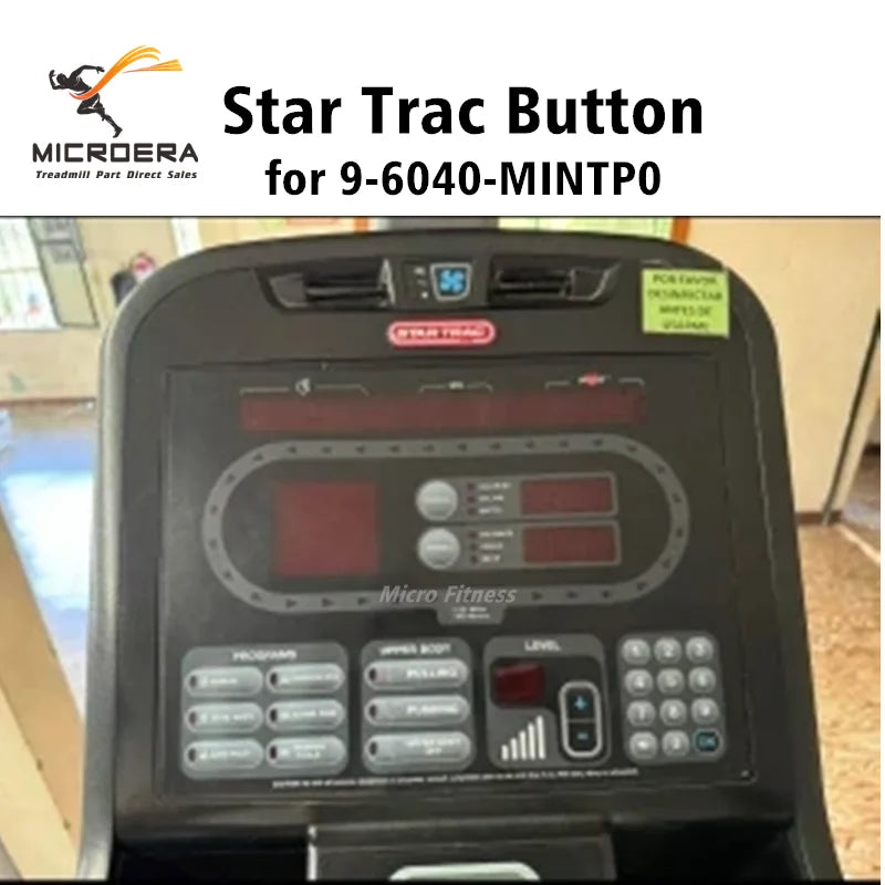 for Star Trac 9-6040-MINTP0 Button Keypanel Control Panel Membrane Switch Start Stop StarTrac Button keyboard Film Sticker
