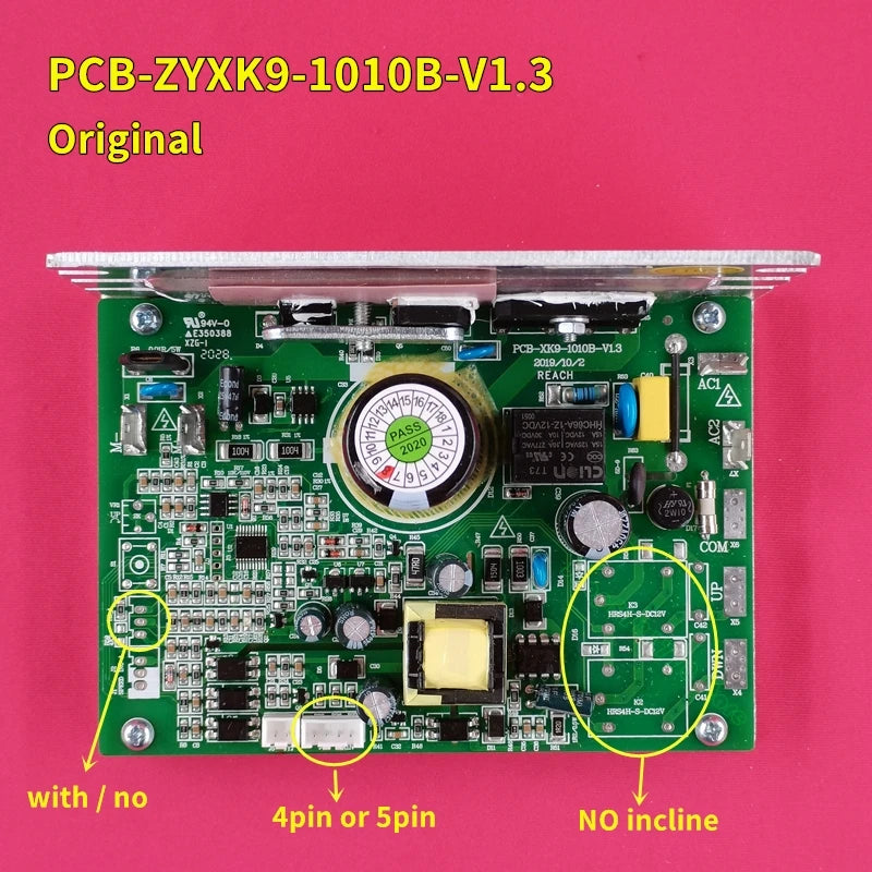 PCB-XK9-1010B-V1.3 Original Treadmill motor Controller Motherboard PCB-ZYXK9-1010B-V1.3 Control board power supply Driver board