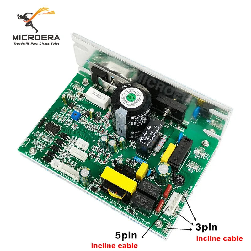 Replacement EXDEX DCMD76 DCMD75 Treadmill Motor Controller Lower Control board Circuit board Power Supply board Driver board