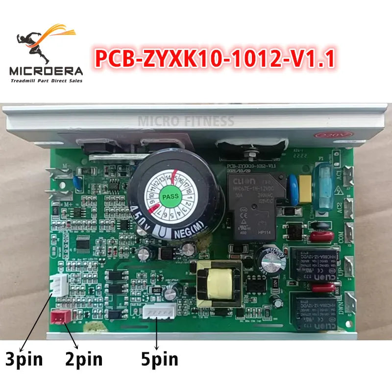 Treadmill Motor Controller PCB-ZYXK10-1012-V1.1 PCB ZYXK10 1012 V1.1 PCB Motherboard ZYXK10 Power supply board Circuit board