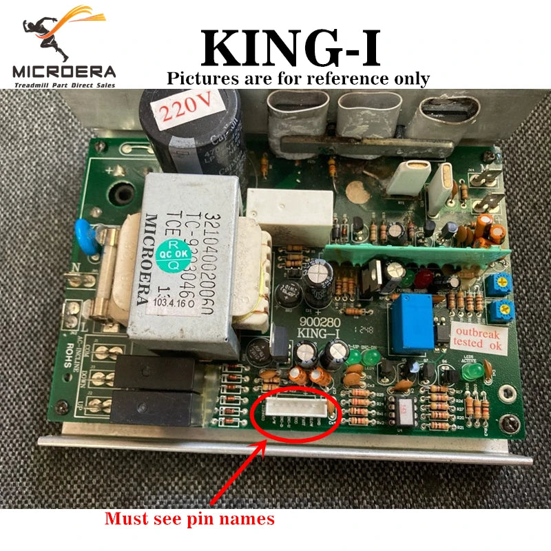 KING-I KING-1 Treadmill Motor Controller Lower Control Board / Only a replacement board with a different appearance is provided