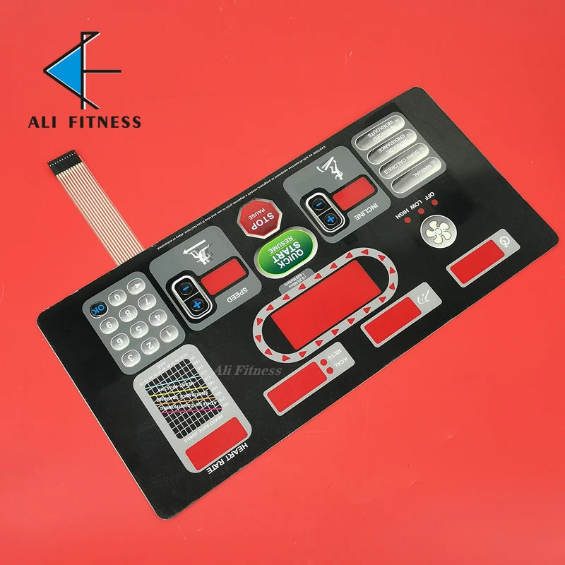 Replacement STAR TRAC 3552 S-TRC3552 Treadmill Button Panel Control Panel Membrane Switch for STAR T-RAC 3552 treadmill Keypad