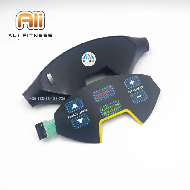 Treadmill keypad Treadmill button Treadmill membrane keypad / Does not include a plastic base.