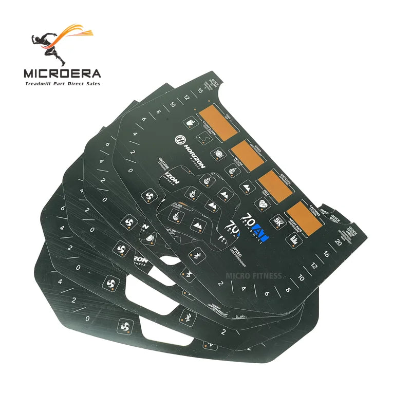 Treadmill Quick Start Stop Button keyboard Film for Horizon 7.0AT Treadmill Button Film Button Sticker Membrane Switch Sticker