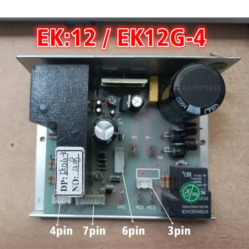 EK:12G EK-12G Treadmill Controller Control board EK12G for HX 0901 8610 3018 Treadmill Circuit board power supply board EK 12G