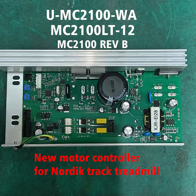 MC2100LT 12 U-MC2100-WA MC2100 Rev B Treadmill Motor Control Board GoldsGym ProForm Sears 266118 264597 NordicTrack Treadmill Circuit Board Controller