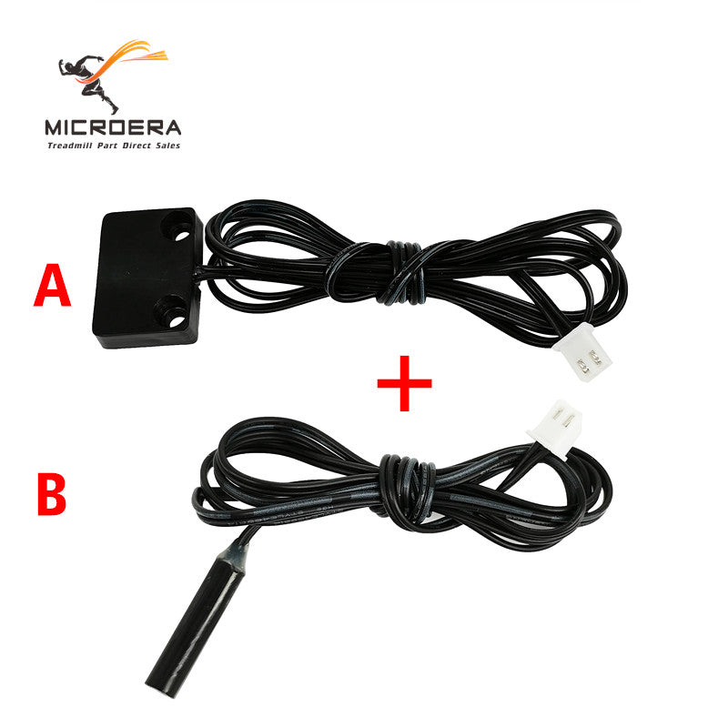 2 pin Treadmill speed sensor Treadmill Magnetic sensor Treadmill pedometer Running machine sensor replacement repair Universal