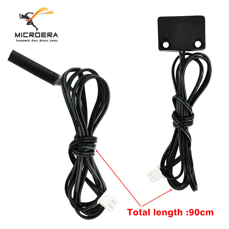 2 pin Treadmill speed sensor Treadmill Magnetic sensor Treadmill pedometer Running machine sensor replacement repair Universal