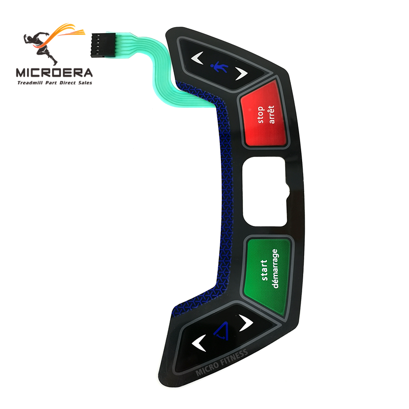 JOHNSON Horizon CT5.4 T01-04 TM684-1US Treadmill Start Stop Button keyboard Quick start stop Button Keypad Console panel Membrane Switch