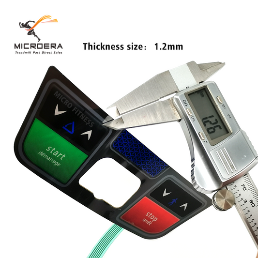 JOHNSON Horizon T202-03 Treadmill Start Stop Button keyboard Quick start stop Button Keypad Console panel Membrane Switch