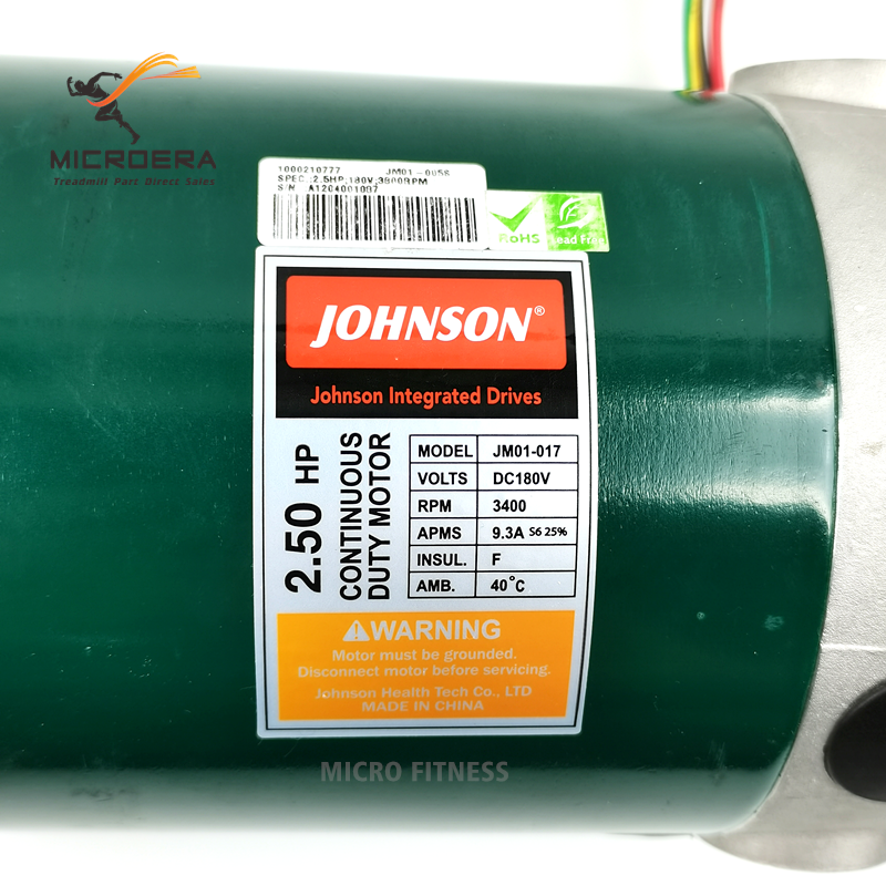 JM01-017 JM01-018 Treadmill Motor DC 180V 90V Electric Motor, Treadmill Engine Motor, for JOHNSON Horizon Fitness T4000 Treadmill 2.5HP 2.75HP DC Motor