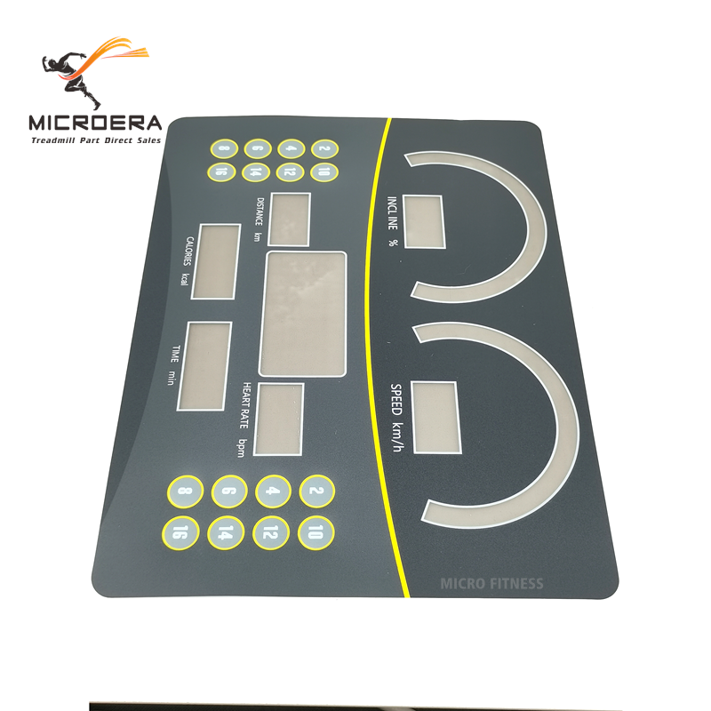 Treadmill Quick Start Stop Button keyboard for MBH S900 BH Treadmill Button Keypad Film Button Sticker Membrane Switch Sticker