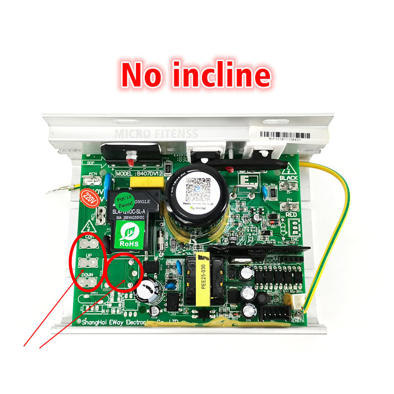 SHUA Treadmill Controller Driver Control Board B407DV11 B407DV12 B407D