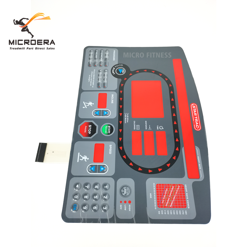 STAR TRAC 7532 7632 7600 Treadmill Button Panel Quick Start Stop Button keyboard Control Panel Membrane Switch STAR T RAC Keypad