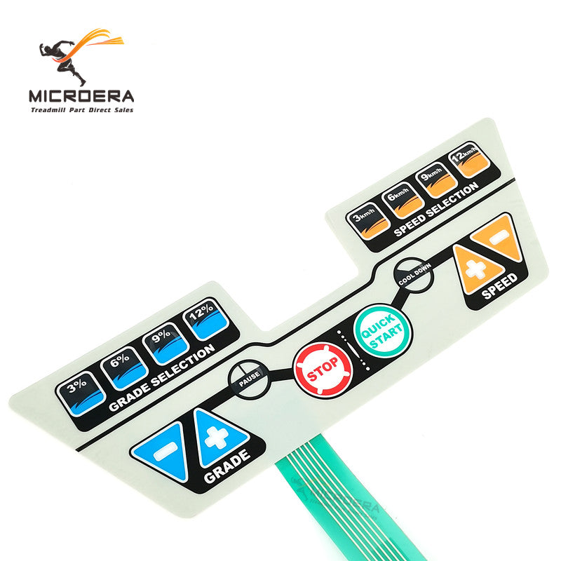 STEX-X6 8020T 8016 8023 Treadmill Start Stop Button keyboard Quick start stop Button Keypad Console panel Membrane Switch