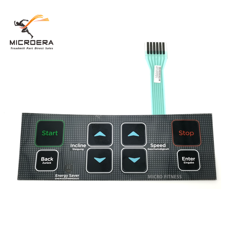 Treadmill Quick Start Stop Button keyboard Film for Vision Fitness T80 Treadmill Button Film Button Keypad Sticker Membrane Switch