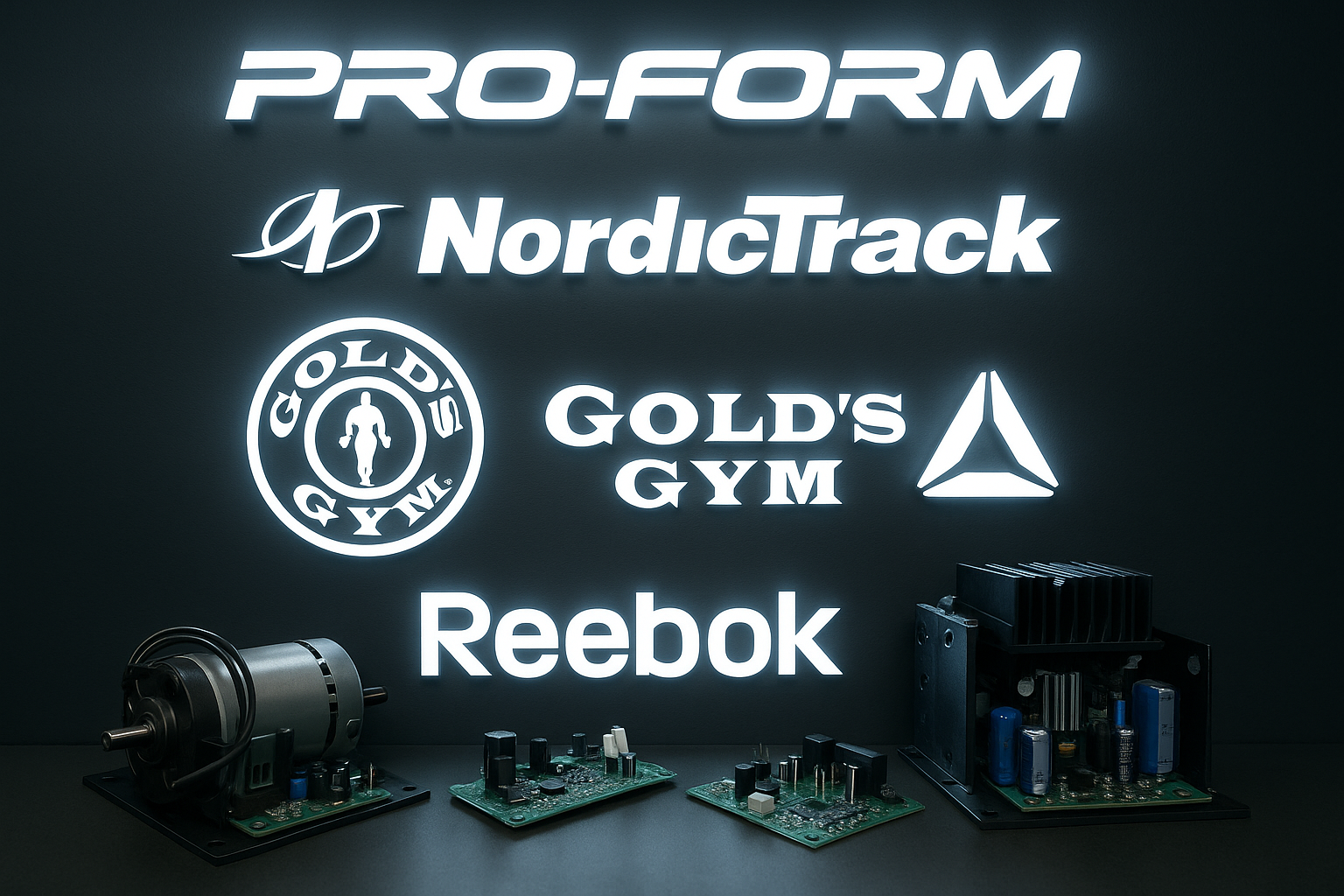 ProForm, NordicTrack, GoldsGym, and Reebok treadmill motor controller control board repair