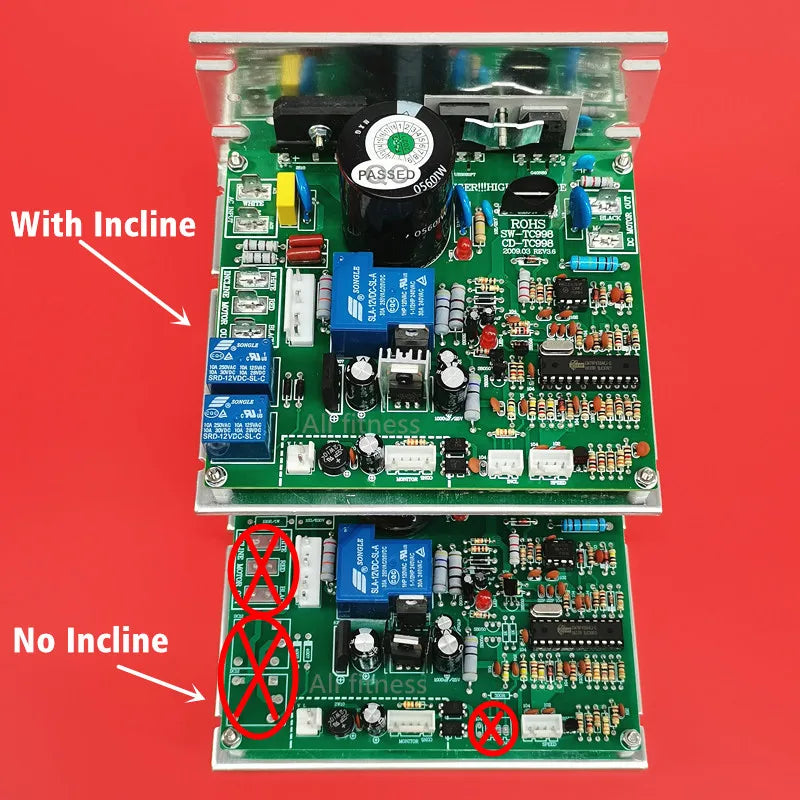 SW-TC998 CD-TC998 ROHS Replacement Treadmill Mainboard lower Control board Driver power supply board Controller Circuit board
