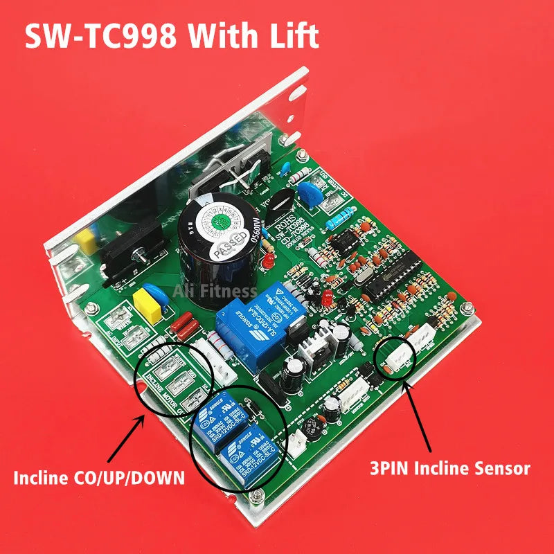 SW-TC998 CD-TC998 ROHS Replacement Treadmill Mainboard lower Control board Driver power supply board Controller Circuit board