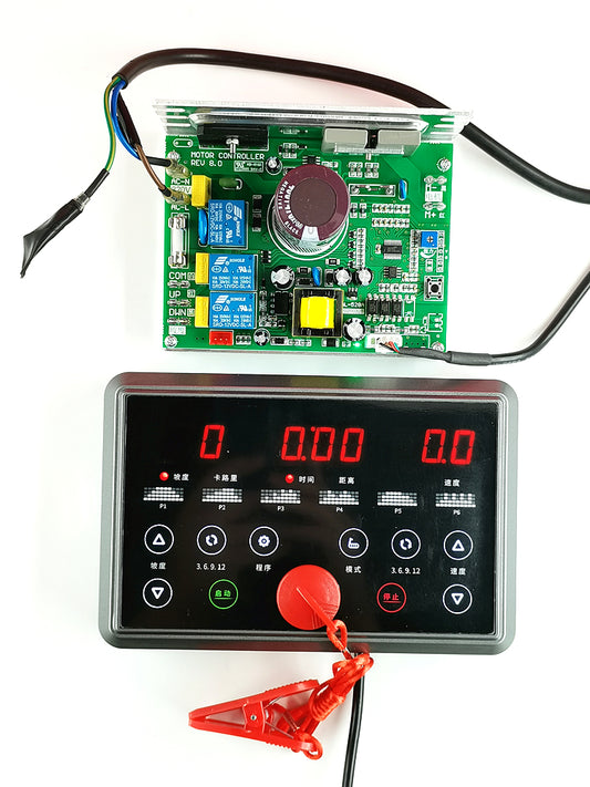 General use treadmill motor controller control board circuit board + Universal treadmill display console screen button For DC motor 0.75~2.5HP