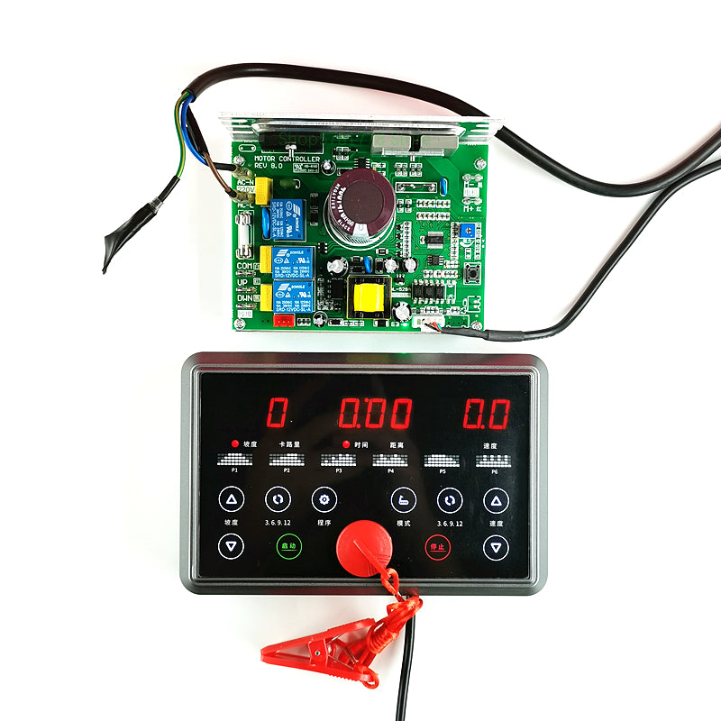 General use treadmill motor controller control board circuit board + Universal treadmill display console screen button For DC motor 0.75~2.5HP