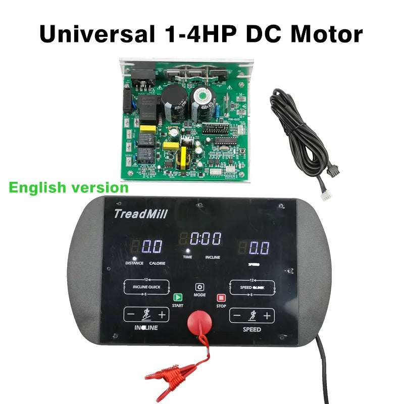Universal Treadmill Circuit Board Treadmill Console Display Treadmill Motor Control Board Controller 1HP-2.0HP/1HP-4.0HP Motor