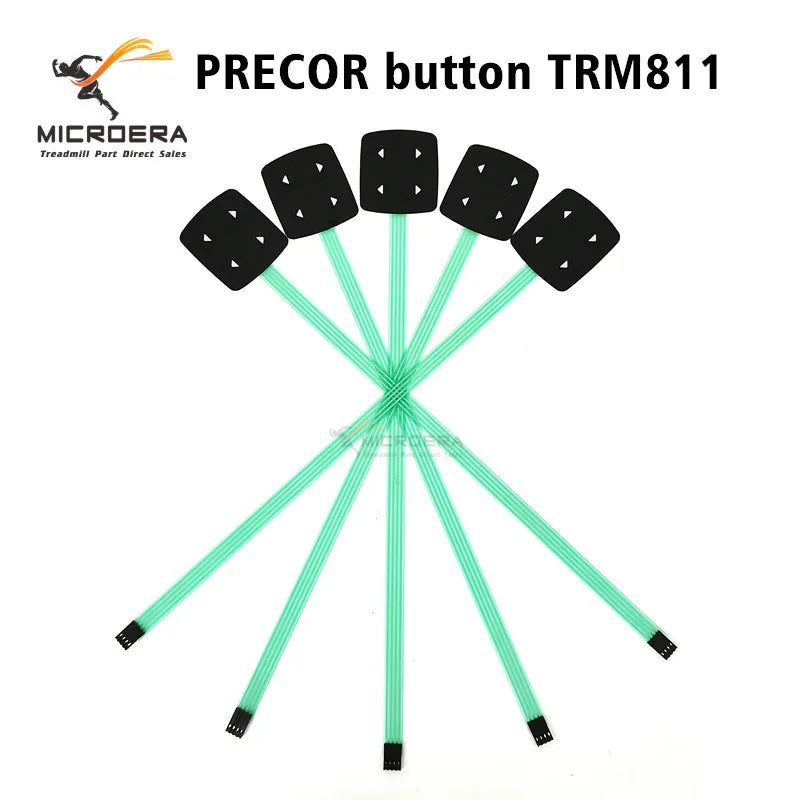 Quick start stop button keyboard for precor TRM811 TRM832 TRM885 Treadmill parts Icons Stickers for precor repair