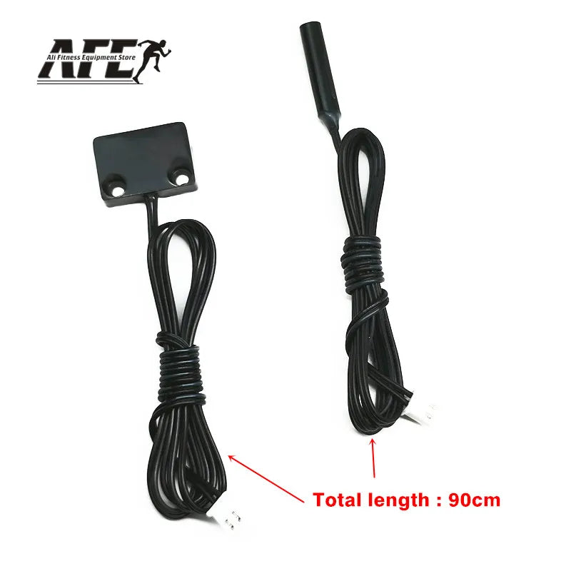2 Pin Treadmill Speed Sensor Treadmill Magnetic Sensor Teadmill Pedometer Running Machine Sensor Replacement Repair Universal