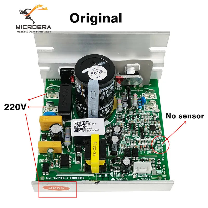 Original Treadmill Controller Circuit Card JF150 MKS TMPB05 MKS TMPB05-P 20101006 for MKS Treadmill Motor Speed Control Board