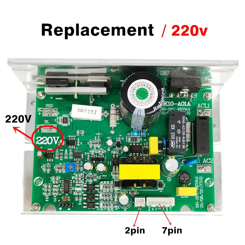 Replacement Endex DCMD67 for BH Treadmill Controller Power Board DCMD67 Control Board Circuit Board Compatible with DK10-A01A
