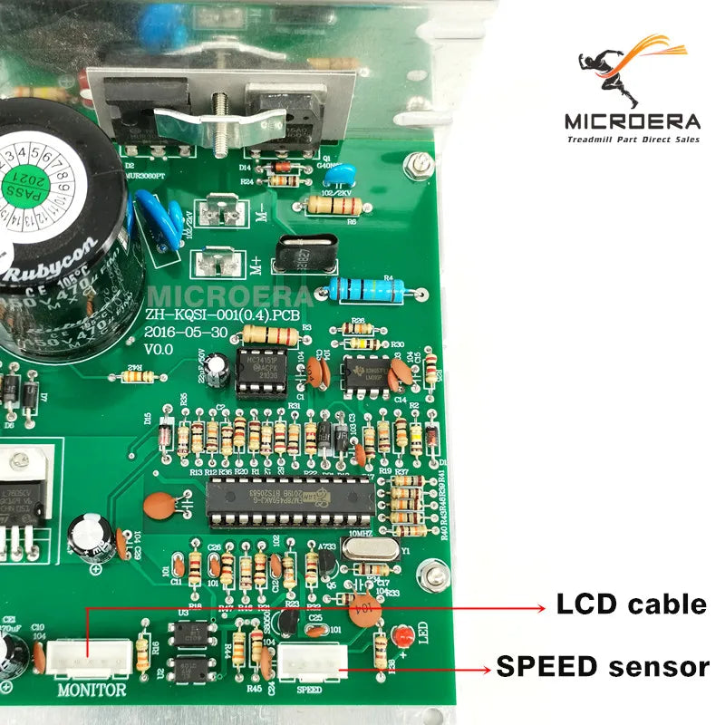 For ZHKQSI 001 PCB ZH-KQSI-001(0.4).PCB Treadmill Motor Controller Control board ZH KQSI CP1 PCB for BH fitness G6414V treadmill