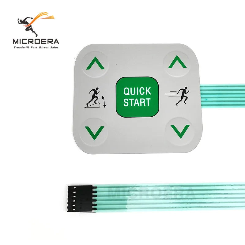 Quick start stop button keyboard for precor 954 954i 932 932i 956 956i 966 966i Treadmill parts for PRECOR repair
