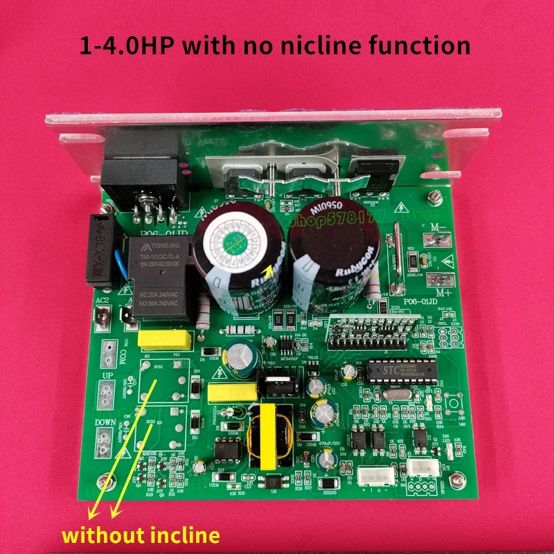 Universal Treadmill Circuit Board Treadmill Console Display Treadmill Motor Control Board Controller 1HP-2.0HP / 1HP-4.0HP Motor
