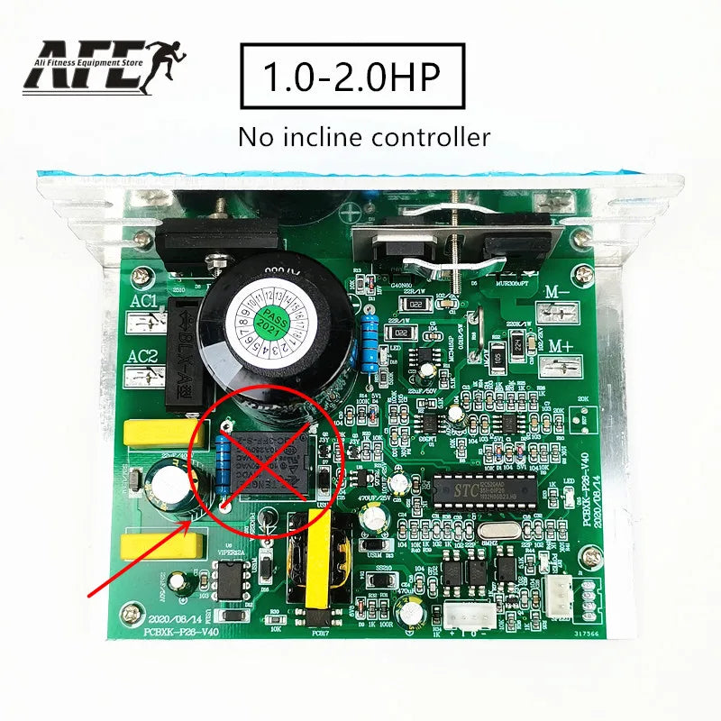 General Use Repair Treadmill Motor Controller Display Control Board + Treadmill Instrument Panel 1-2.0HP 1-4.0HP DC Motor Repair