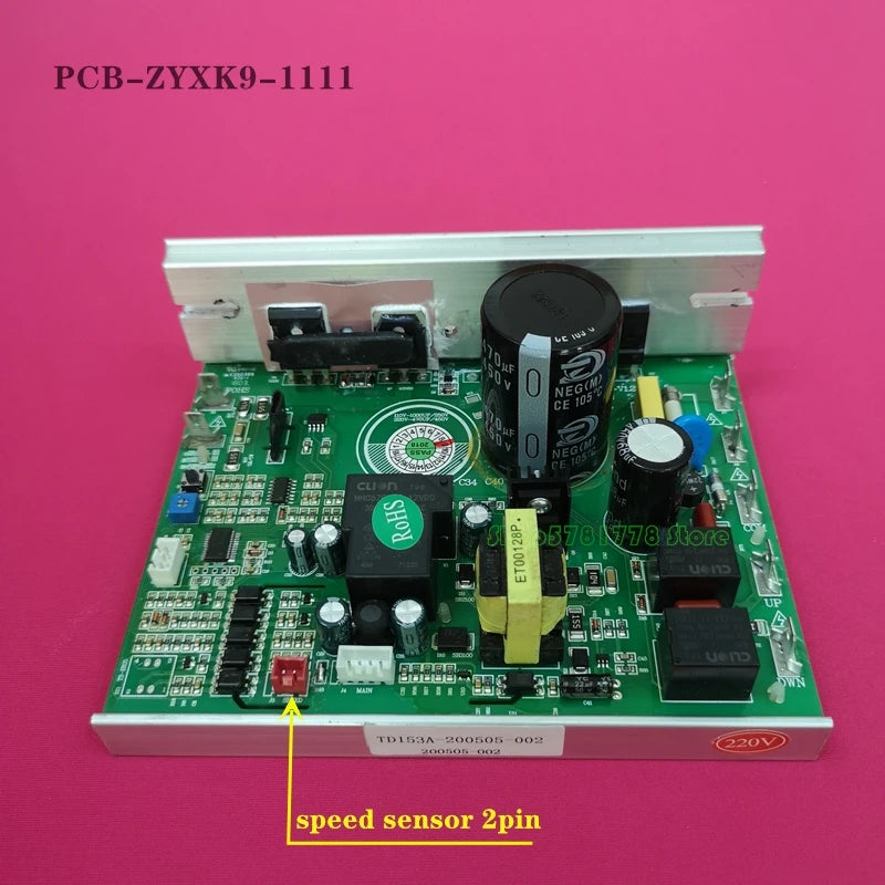 Treadmill Motor Controller PCB-ZYXK9 ZYXK9-1111-V1.2 for Panaseima PSM-1311M TD153A Treadmill Circuit Board Driver Control Board
