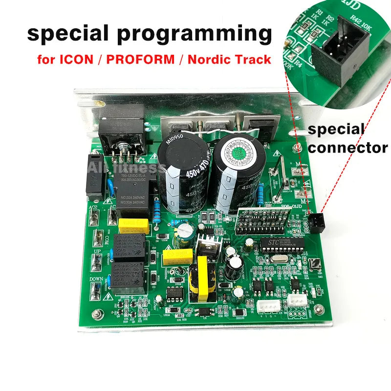 Universal Treadmill Controller for ICON PROFORM Nordic Track Nordictrack Reflex IC-Board LCD Display Control Panel Circuit Board