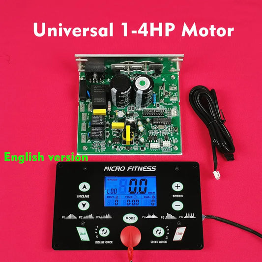 General USE Universal Treadmill Circuit Board Treadmill Motor Control Board Controller 1HP-4.0HP Treadmill Console Display Tilt
