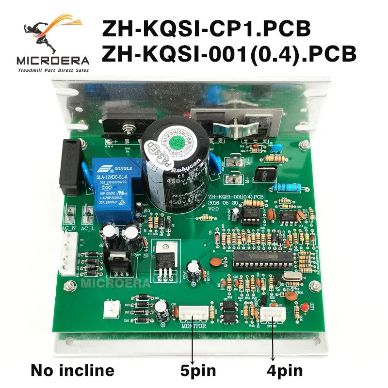 For ZHKQSI 001 PCB ZH-KQSI-001(0.4).PCB Treadmill Motor Controller Control board ZH KQSI CP1 PCB for BH fitness G6414V treadmill