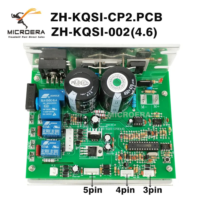 ZH-KQSI-CP2.PCB Treadmill Motor Control board Controller ZH KQSI 002 PCB for BH fitness G6414v driver circuit ZH KQSI CP2 PCB