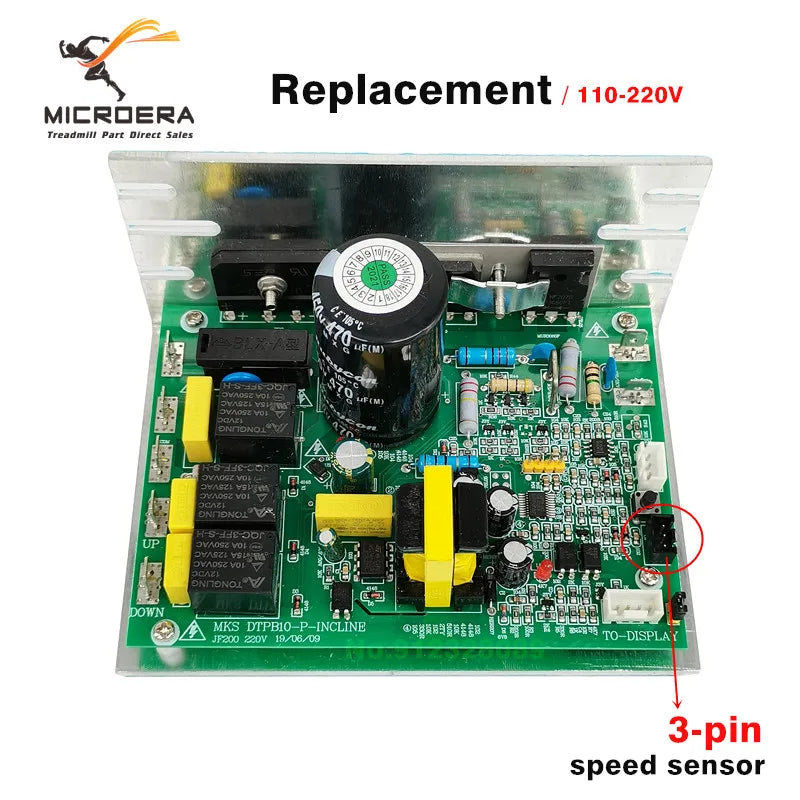 MKS DTPB10-P-INCLINE Treadmill Motor Controller MKS DTPB10-P JF200 for Treadmill Motherboard, Circuit Board, Driver Board, PCB