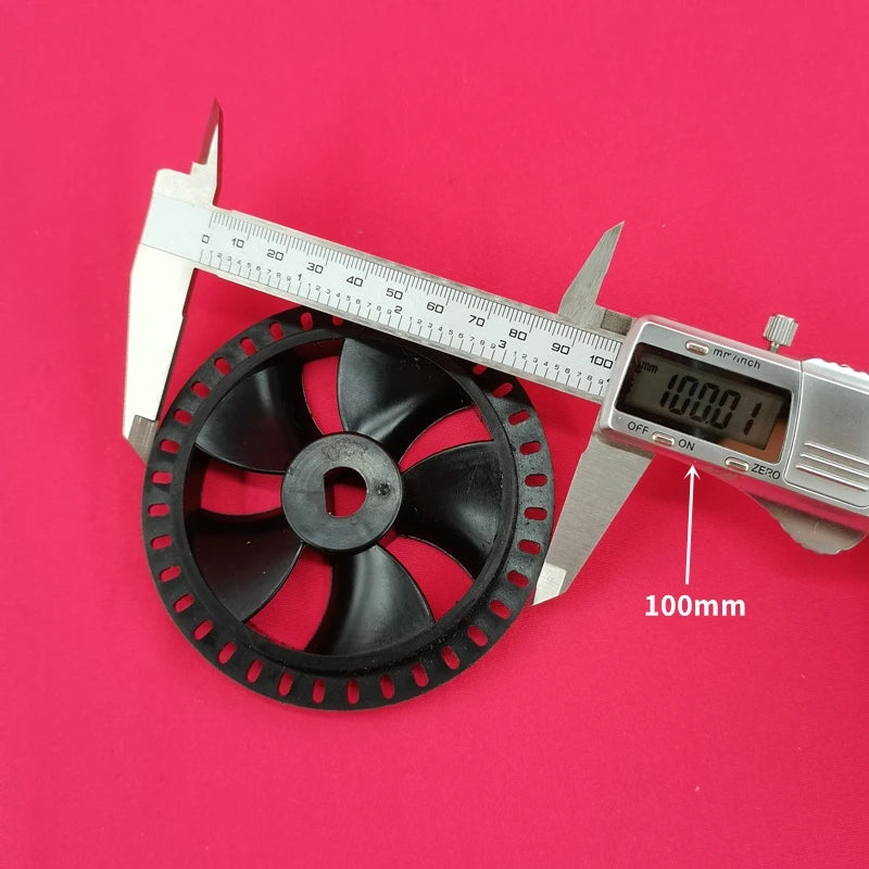 100mm Treadmill Motor fan Cooling fan for treamill motor Universal treadmill sensor perforated wheel external