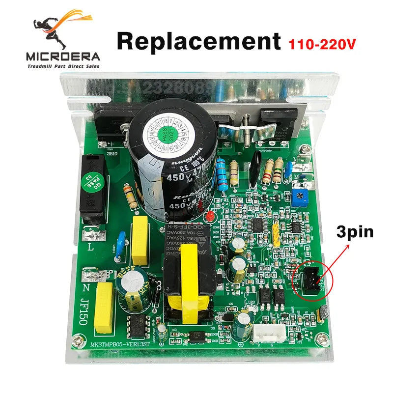 Original Treadmill Controller Circuit Card JF150 MKS TMPB05 MKS TMPB05-P 20101006 for MKS Treadmill Motor Speed Control Board