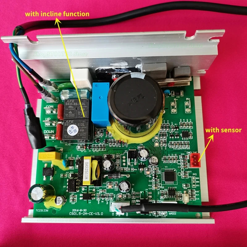 General use repair running machine controller display panel controller + treadmill instrument panel 1-2.0HP DC Motor repair